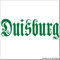 cartattoo4you® AH-01695 | Duisburg - Fraktur/Altdeutsche Schrift | Autoaufkleber Aufkleber Farbe grün, in 19 Farben erhältlich, glänzend, 57 x 20 cm, Premium-Qualität Waschstrassenfest