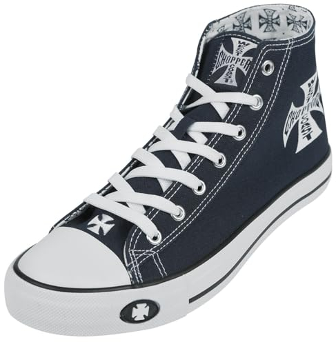 WEST COAST CHOPPERS Warrior Hi-Tops Männer Sneaker high Navy EU43