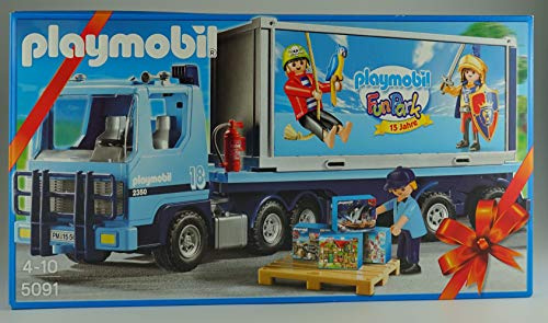 Playmobil 5091- Fun Park (15 Jahre Edition) Container Truck