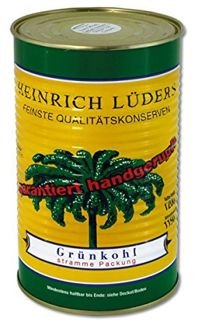 Lüders Grünkohl handgerupft, 1.14 kg