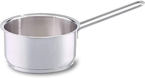 Fissler Häppchen Cazo de 1 L y 14 cm de diámetro, acero inoxidable, sin tapa, sin revestimiento, inducción