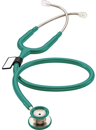 MDF MD One - Premium Zweikopf-Stethoskop aus rostfreiem Stahl für Kinderärzte Gratis-Parts-for-Life- MDF777C09 (Aquagrün)