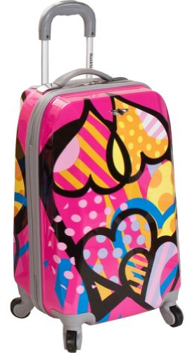 Rockland Vision Hardside Spinner Rad Gepäck, Sortiert/Mehrfarbig, Handgepäck 50,8 cm, Carry-On 20-Inch, Vision Hartschalen-Koffer mit Drehrad