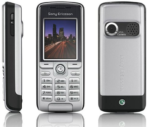 Unlocked Mobile Phone Sony Ericsson K320i misty silver without Branding