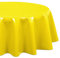 Wachstuchtischdecke OVAL RUND ECKIG Farbe u. Größe wählbar, Tischdecke Wachstuch abwischbar, Uni Einfarbig (Rund 140 cm, Gelb)