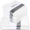 herzbach home Premium Handtücher-Set 100% Baumwolle - weich & saugstark - Weiss