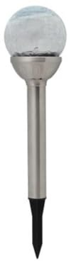 PEREL - CSOL11D LED Solar Außenleuchte mit Edelstahl-Sockel, RGB, Mehrfarbig (12-er Pack) 232123