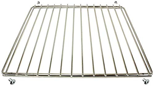 Spares2go Verchromter Grillrost mit fixiertem Arm für Amica Backofen und Grill (310 mm x 360 mm bis 530 mm)