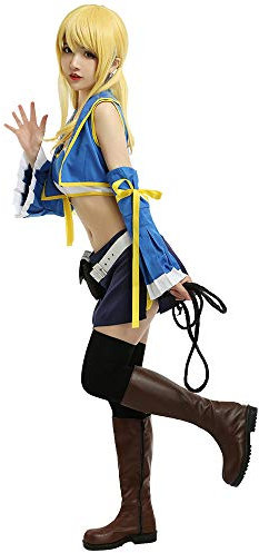 miccostumes Damen Anime Tail Cosplay Kostüm (Medium, Blau)