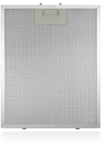 SPARES2GO Metal Mesh Filter for Howdens Lamona Cooker Hood/Extractor Fan Vent (Silver, 320 x 260 mm)