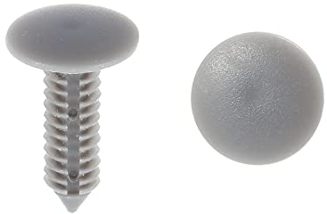 sourcing map Allgemein 7mm Grau Kunststoff Nieten Gürtelschnalle Verschluss Clips 40Stk für Auto SUV DE de