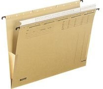 Hängetasche mit Organisationsleiste ALPHA, mit Fröschen, A4, naturbraun