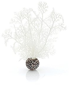 biOrb 46068 Hornkoralle S, weiß - kleine Aquariendekoration, naturnahe, künstliche Koralle, leichte Reinigung, für Süßwasser und Meerwasser, für alle biOrb Modelle