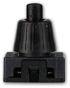 Druckschalter, 1-polig, EIN/AUS 23V/2A schwarz