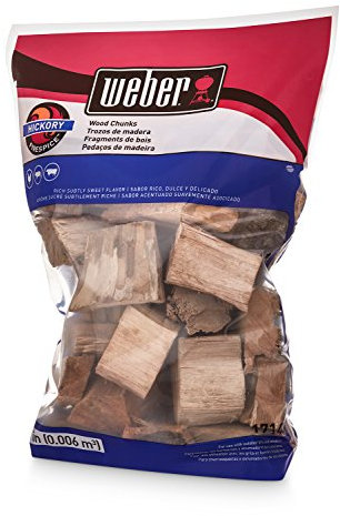 Weber Trozos de Madera de Nogal Americano, 0,006 Metros cúbicos