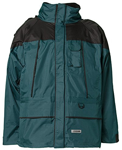 Planam 3131 Outdoor-Twister-Jacke - Optimale Sicherheit und Komfort - Farbe: Grün/Schwarz - Größe: 56