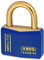 ABUS - T84MB/40 40mm Blue Safety First Cadenas inoxydable - ABUT8440BLU