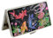 Perlmutt Design Visitenkartenetui Lotus Karpfen Koi Metall Schwarz Business Card Edel