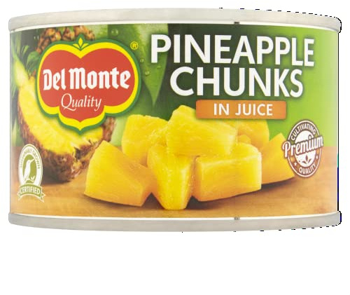 Del Monte Pineapple Chunks in Juice 230g, White