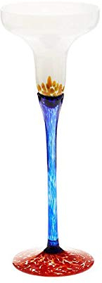 CRISTALICA Likörglas Aperitif Kelchglas Steinlook Orient 50 ml Glas bunt Kerzenleuchter