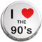 I Love The 90's - Fridge Magnet Memo Clip