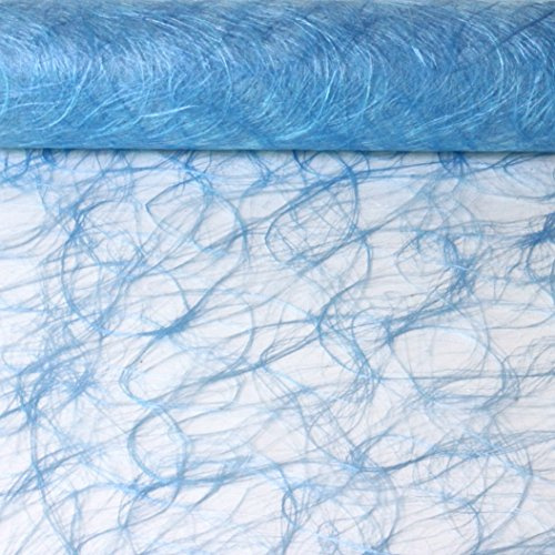 Sizoweb Tischband Hellblau 25 Meter lang 30cm breit