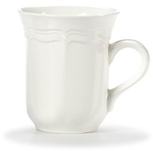 Mikasa French Countryside Cappuccino Mug, White
