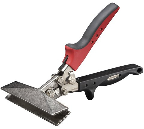 Malco S6R 6-Inch Hand Seamer with Redline Handles | Drop-Forged Steel Jaws for Bending & Flattening Sheet Metal | 1/4 to 1-1/4 Depth Markings | 24-Gauge Capacity | Made in the USA