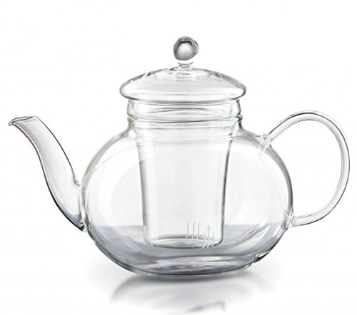 Boral Teekanne / Glaskanne Melody mit Glassieb, 1,0 L
