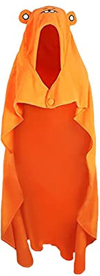 Fuman Himono Onna Anime Umhang Decke Cosplay Kostüm Flanell Tröster Orange 160 * 110cm