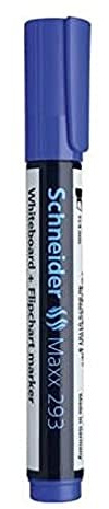 Schneider Schreibgeräte Board-Marker Maxx 293, nachfüllbar, 2+5 mm, blau