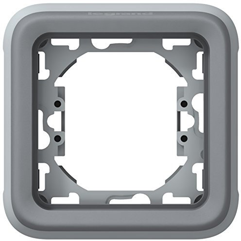 Legrand - 069681 placa 1 elem. gris plexo ii comp. Ref. 6565140452