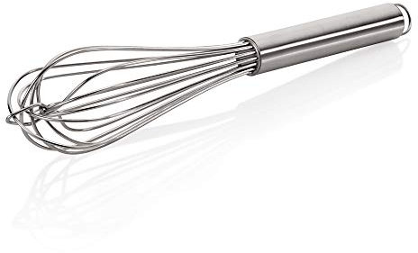 WAS 1570 350 Lot de 8 fouets en Acier chromé 35 cm