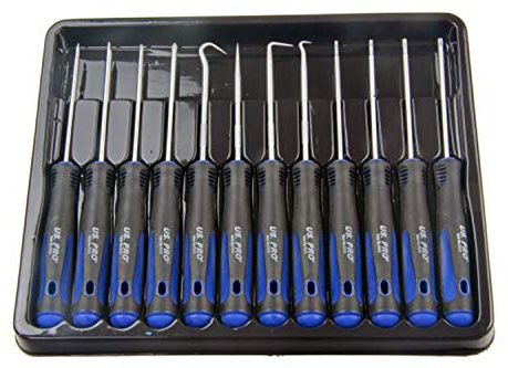 US PRO Professional 12 Piece Mini Pick and Hook Set BER5033