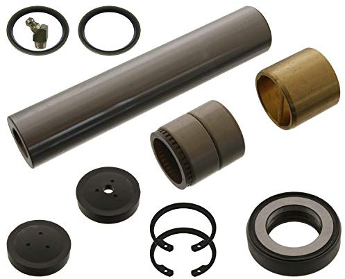 febi bilstein 39440 King Pin Set with friction bearing, single set, pack of one