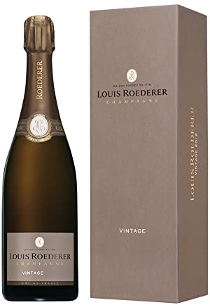 Louis Roederer Champagne Brut Vintage Magnum Champagner in Geschenkpackung (1 x 1.5 l)