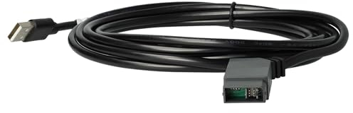 vhbw Cable de programación USB PLC compatible con Siemens Logo 230rc, 230, 230rcl radio, negro