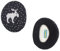 Earbags Ohrenwärmer Fashion, Elch blau, S