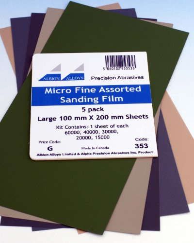 Albion Alloys Micro Fine Assorted Sanding Film # 353
