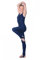 Roch Valley Sleeveless Nylon/Lycra Catsuit M Marineblau