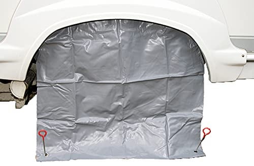 Maypole 93665 Caravan Wheel Cover and Pegs, 65 x 21 mm, Grey