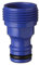 TATAY Nez de Robinet Mâle 3/4 Top Line, Connecteur Universel pour Tuyau d'Arrosage, Protection solaire, Installation facile, Bleu