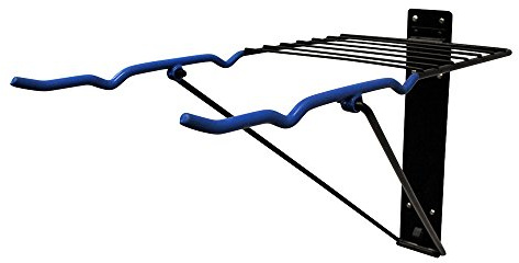 EUFAB 16403 Fahrrad Wandhalter mit Ablagegitter