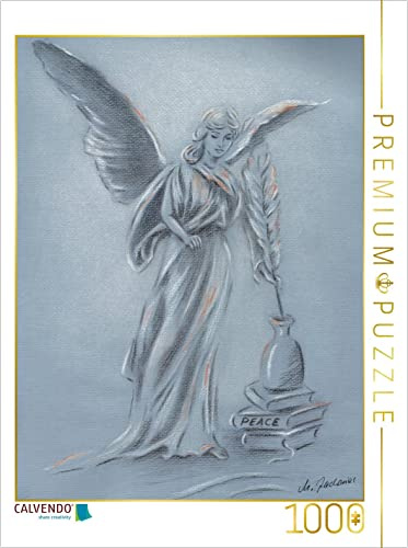 CALVENDO Puzzle Bezaubernder Friedensengel | 1000 Teile Lege-Größe 48 x 64 cm Foto-Puzzle für glückliche Stunden