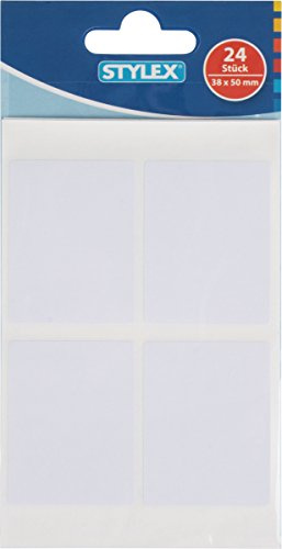 24 Etiketten 38 x 50 mm 6 Blatt Vielzwecketiketten