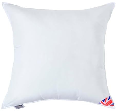 HOMESCAPES Luxury Super Microfibre Cushion Inserts 70cm x 70cm (28” x 28”) Perfect Bounce Back and Soft Cover, Generously Filled Inner Pads Hypoallergenic Cushion Filler, Handmade, Machine Washable
