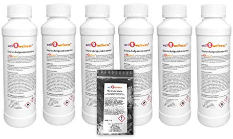 well2wellness® Infusión para Sauna - Set Concentrado 'Clásico' con 6 X 250ML + Gratis 200g Sauna Sauna