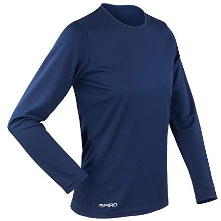 Spiro Women's Quick Dry Performance Short Sleeve T-Shirt - Navy, X-Large