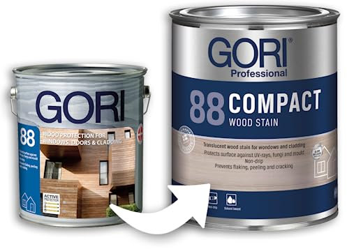 Gori 88 COMPACT-7805 ROVERE 5 l - Finitura trasparente per tutti i legni esterni