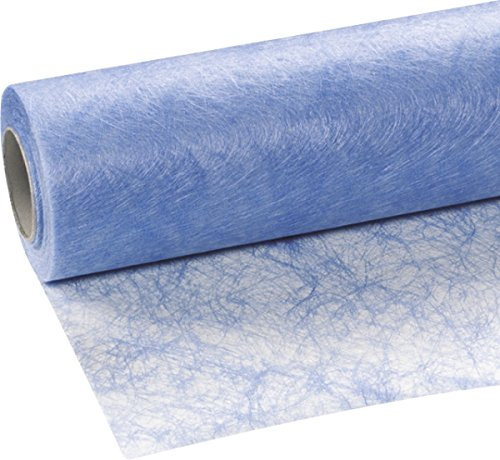 25m Sizoflor ® Original Tischband Tischläufer Tischdeko Faserseide 30cm / 300mm, Farbe:hellblau